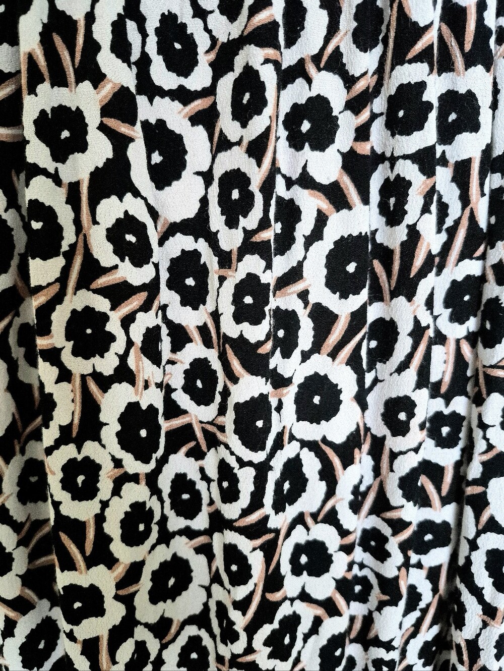 Diane von Furstenberg for Target Smocked Floral Maxi Dress Size L Boho Summer - Picture 11 of 15